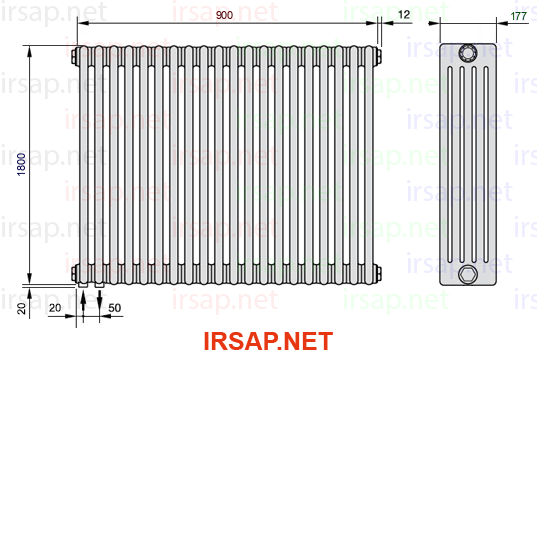 Радиатор IRSAP Tesi 51800/20 T18 CL 01
